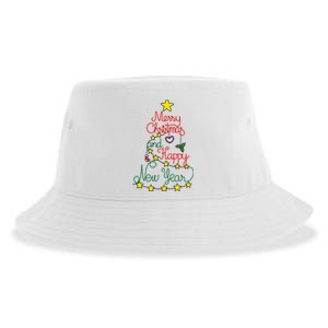 Merry Christmas And Happy New Year Sustainable Bucket Hat