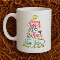 Merry Christmas And Happy New Year Coffee Mug