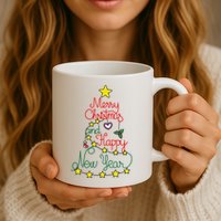 Merry Christmas And Happy New Year Coffee Mug