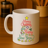 Merry Christmas And Happy New Year Coffee Mug