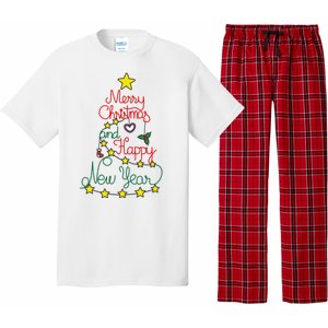 Merry Christmas And Happy New Year Pajama Set