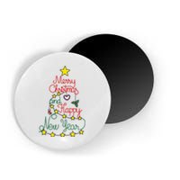 Merry Christmas And Happy New Year Magnet