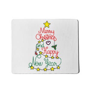 Merry Christmas And Happy New Year Mousepad