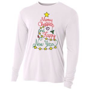 Merry Christmas And Happy New Year Cooling Performance Long Sleeve Crew