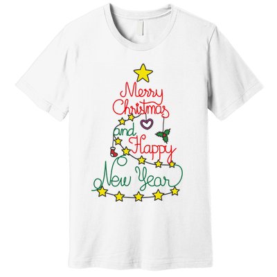 Merry Christmas And Happy New Year Premium T-Shirt