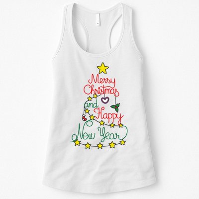 Merry Christmas And Happy New Year Womens Tank Top