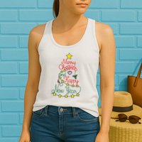 Merry Christmas And Happy New Year Womens Tank Top