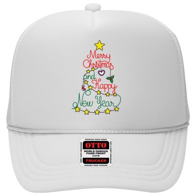 Merry Christmas And Happy New Year Trucker Hat