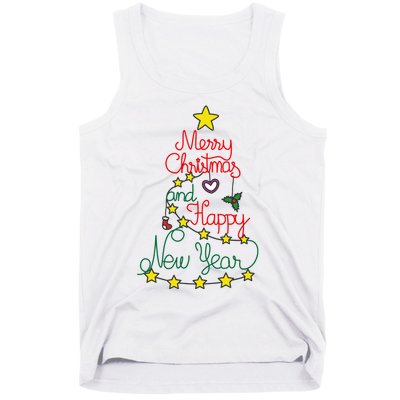 Merry Christmas And Happy New Year Tank Top