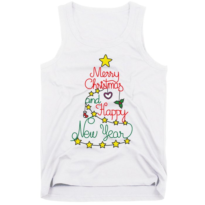 Merry Christmas And Happy New Year Tank Top