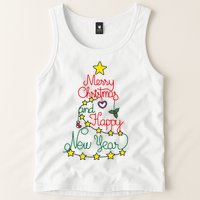 Merry Christmas And Happy New Year Tank Top