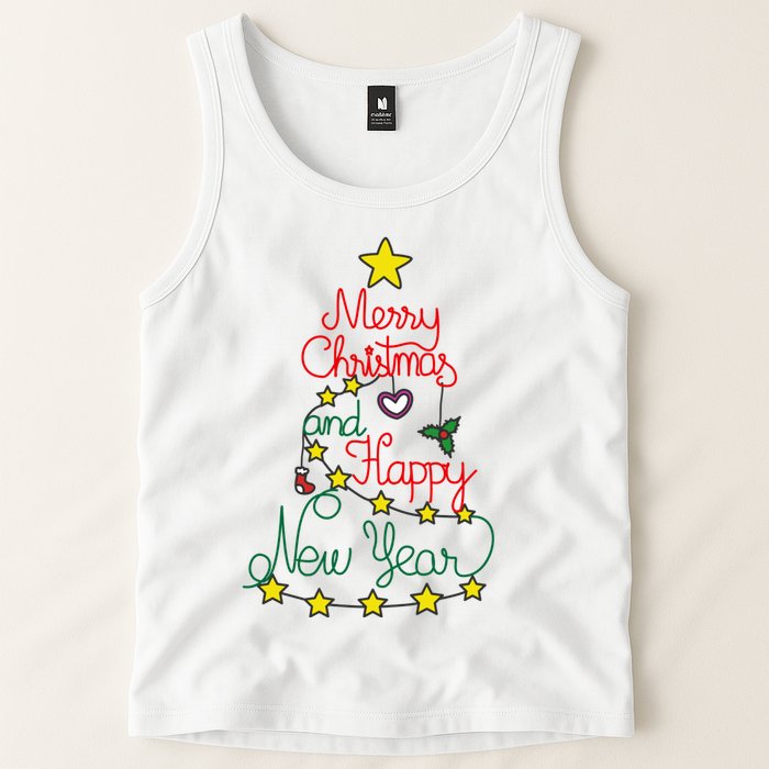 Merry Christmas And Happy New Year Tank Top