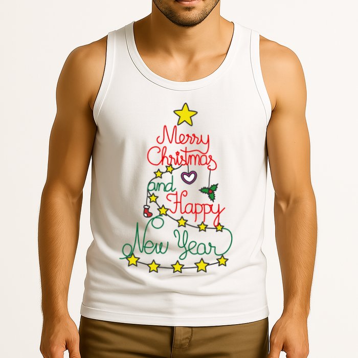 Merry Christmas And Happy New Year Tank Top