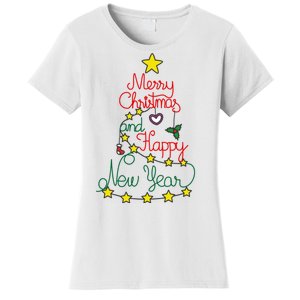 Merry Christmas And Happy New Year Women's T-Shirt