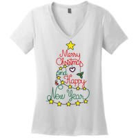 Merry Christmas And Happy New Year Women's V-Neck T-Shirt