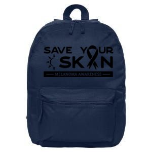 Melanoma Cancer Awareness Save Your Skin 16 in Basic Backpack