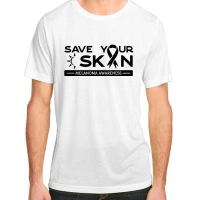 Melanoma Cancer Awareness Save Your Skin Adult ChromaSoft Performance T-Shirt