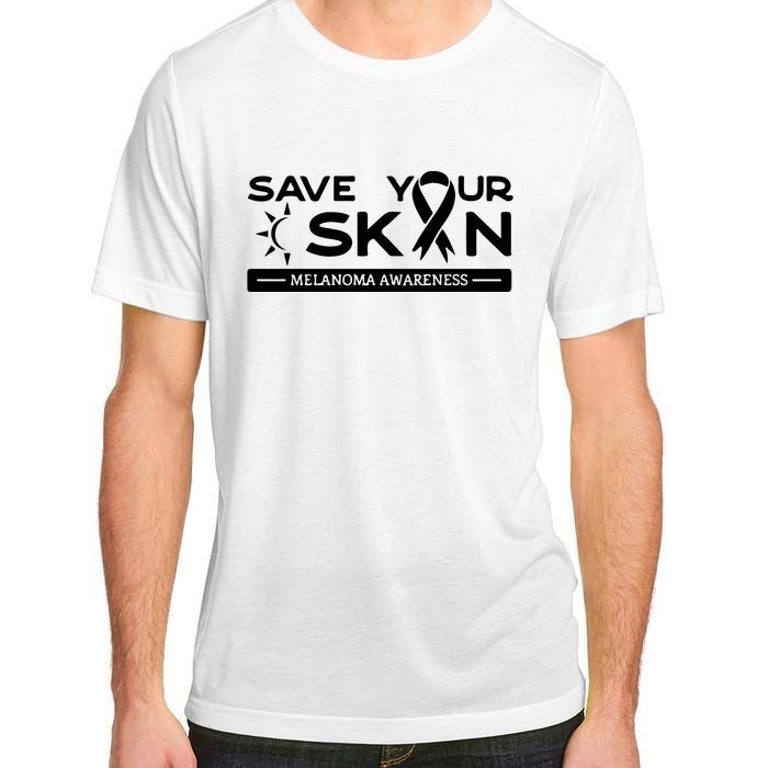 Melanoma Cancer Awareness Save Your Skin Adult ChromaSoft Performance T-Shirt