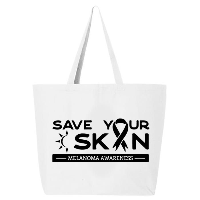 Melanoma Cancer Awareness Save Your Skin 25L Jumbo Tote