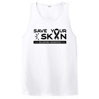 Melanoma Cancer Awareness Save Your Skin PosiCharge Competitor Tank