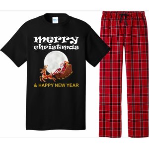 Merry Christmas And Happy New Year Pajama Set