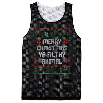 Merry Christmas Animal Filthy Ya Xmas Family Pajama Mesh Reversible Basketball Jersey Tank