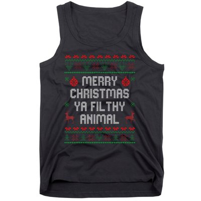 Merry Christmas Animal Filthy Ya Xmas Family Pajama Tank Top