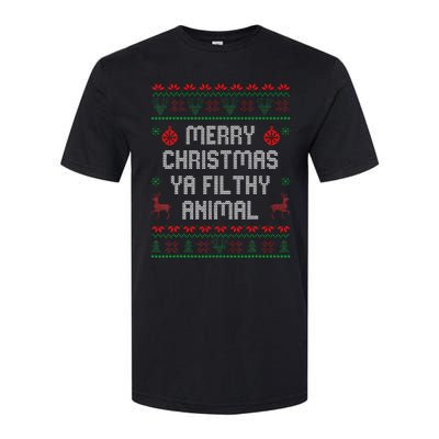 Merry Christmas Animal Filthy Ya Xmas Family Pajama Softstyle CVC T-Shirt