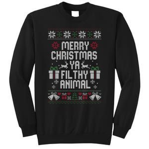 Merry Christmas Animal Filthy Ya Xmas Pajama Ugly Sweater Sweatshirt