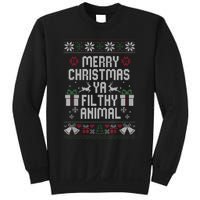 Merry Christmas Animal Filthy Ya Xmas Pajama Ugly Sweater Sweatshirt