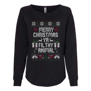 Merry Christmas Animal Filthy Ya Xmas Pajama Ugly Sweater Womens California Wash Sweatshirt