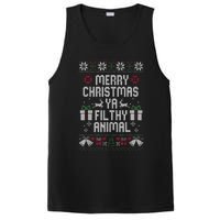 Merry Christmas Animal Filthy Ya Xmas Pajama Ugly Sweater PosiCharge Competitor Tank