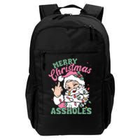 Merry Christmas Assholes Funny Daily Commute Backpack