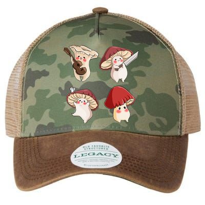 Mushroom Cottagecore Aesthetic Goblincore Legacy Tie Dye Trucker Hat
