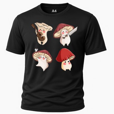 Mushroom Cottagecore Aesthetic Goblincore Performance Shirt