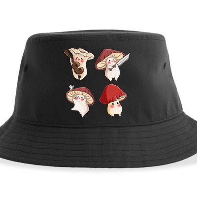 Mushroom Cottagecore Aesthetic Goblincore Sustainable Bucket Hat