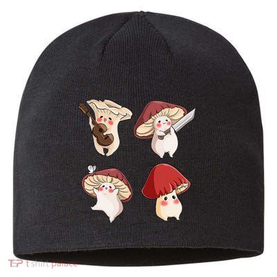 Mushroom Cottagecore Aesthetic Goblincore Sustainable Beanie