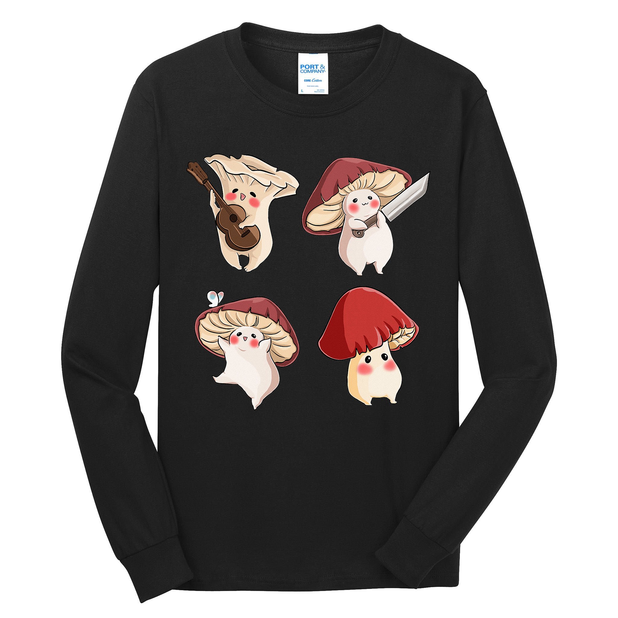 Mushroom Cottagecore Aesthetic Goblincore Tall Long Sleeve T-Shirt