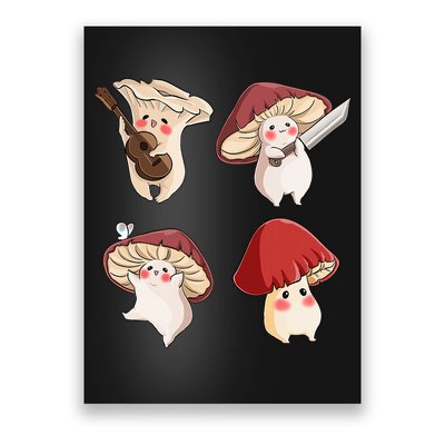 Mushroom Cottagecore Aesthetic Goblincore Poster