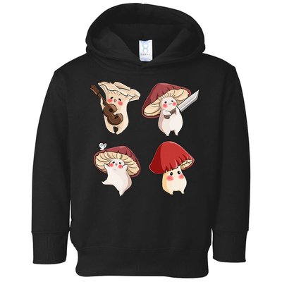 Mushroom Cottagecore Aesthetic Goblincore Toddler Hoodie