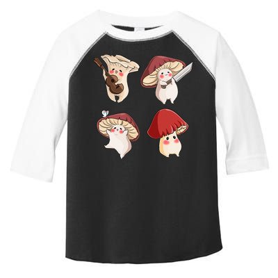 Mushroom Cottagecore Aesthetic Goblincore Toddler Fine Jersey T-Shirt
