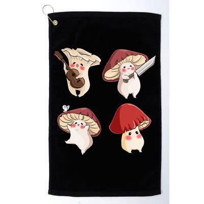 Mushroom Cottagecore Aesthetic Goblincore Golf Towel