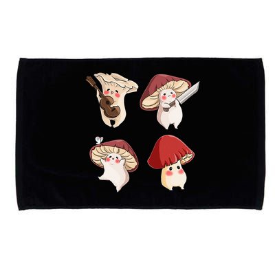 Mushroom Cottagecore Aesthetic Goblincore Microfiber Hand Towel
