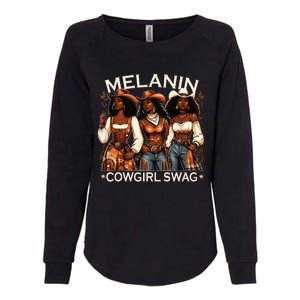 Melanin Cowgirls African Melanin Cowgirl Swag Black History Womens California Wash Sweatshirt