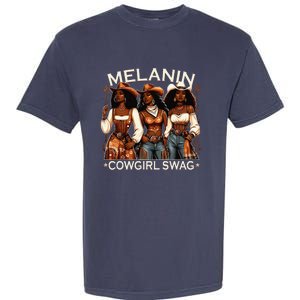 Melanin Cowgirls African Melanin Cowgirl Swag Black History Garment-Dyed Heavyweight T-Shirt