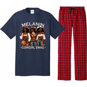 Melanin Cowgirls African Melanin Cowgirl Swag Black History Pajama Set