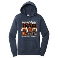 Melanin Cowgirls African Melanin Cowgirl Swag Black History Women's Pullover Hoodie