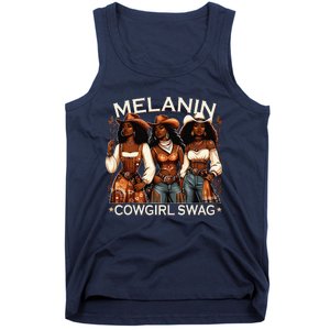 Melanin Cowgirls African Melanin Cowgirl Swag Black History Tank Top