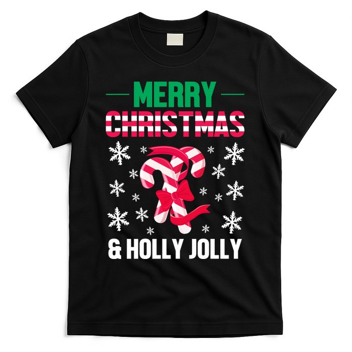 Merry Christmas And Holly Jolly T-Shirt