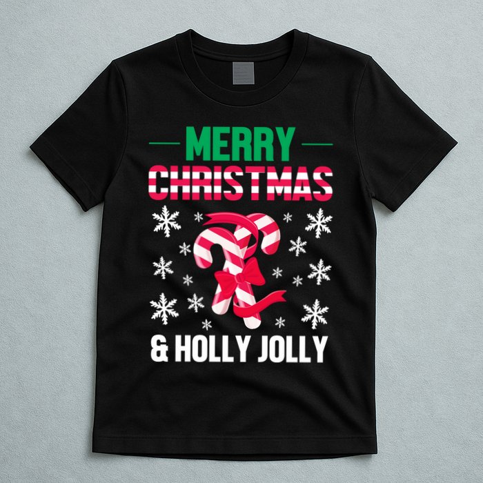 Merry Christmas And Holly Jolly T-Shirt